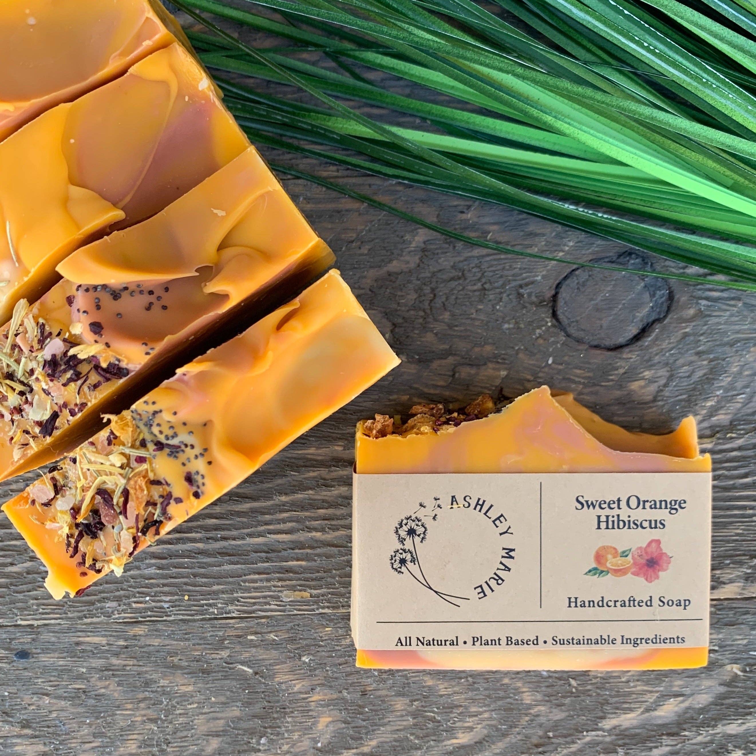 Ashley Marie Soap- Sweet Orange Hibiscus Bar Soap