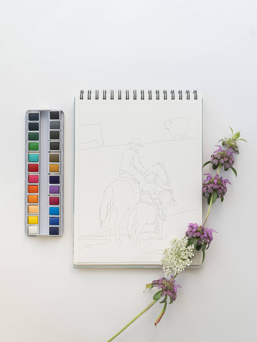 Bailey Rae Studio- Country Life Watercoloring Book