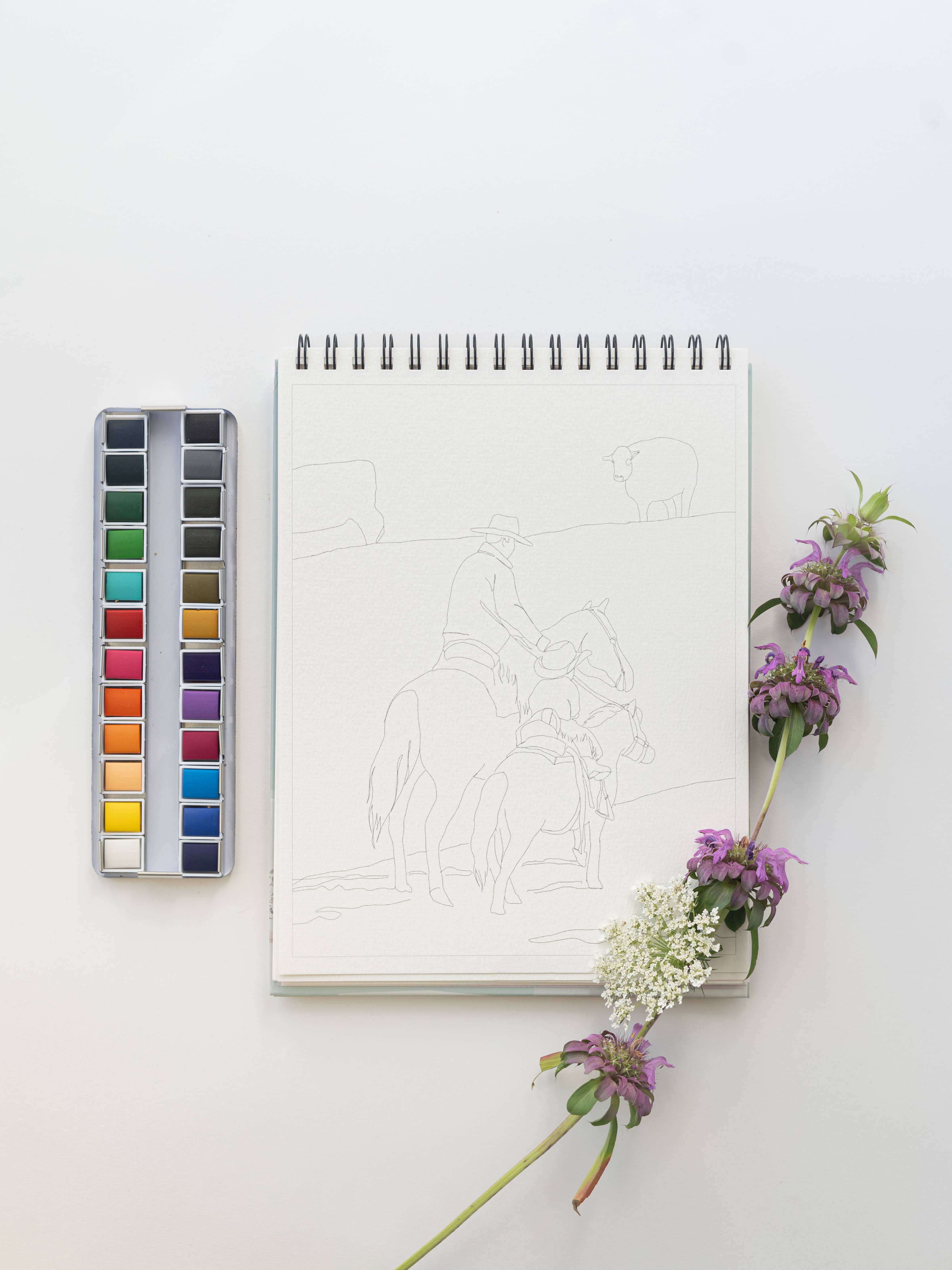 Bailey Rae Studio- Country Life Watercoloring Book