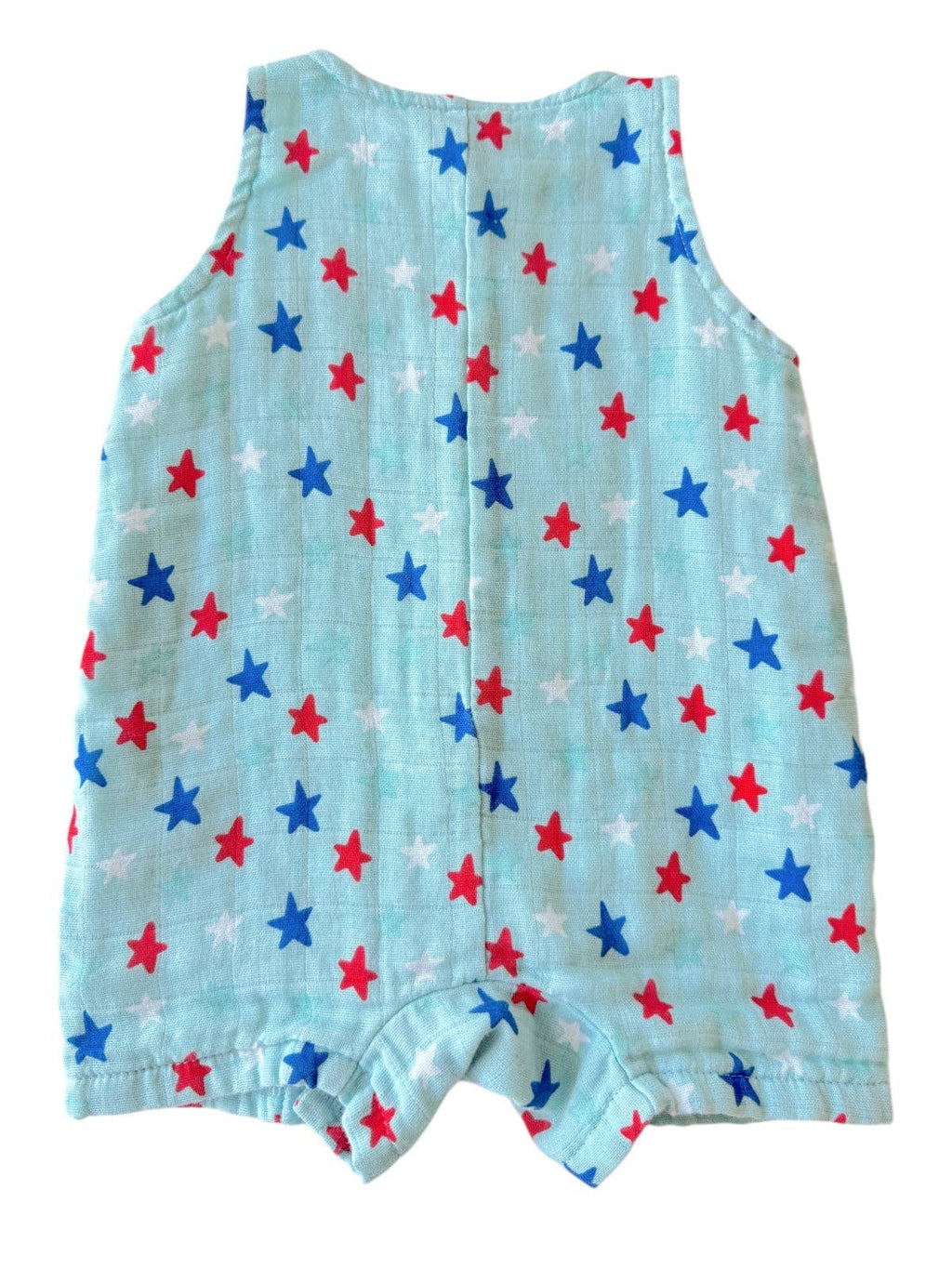 SIIX Collection- Splendid Stars Blue / Muslin Shortie Romper