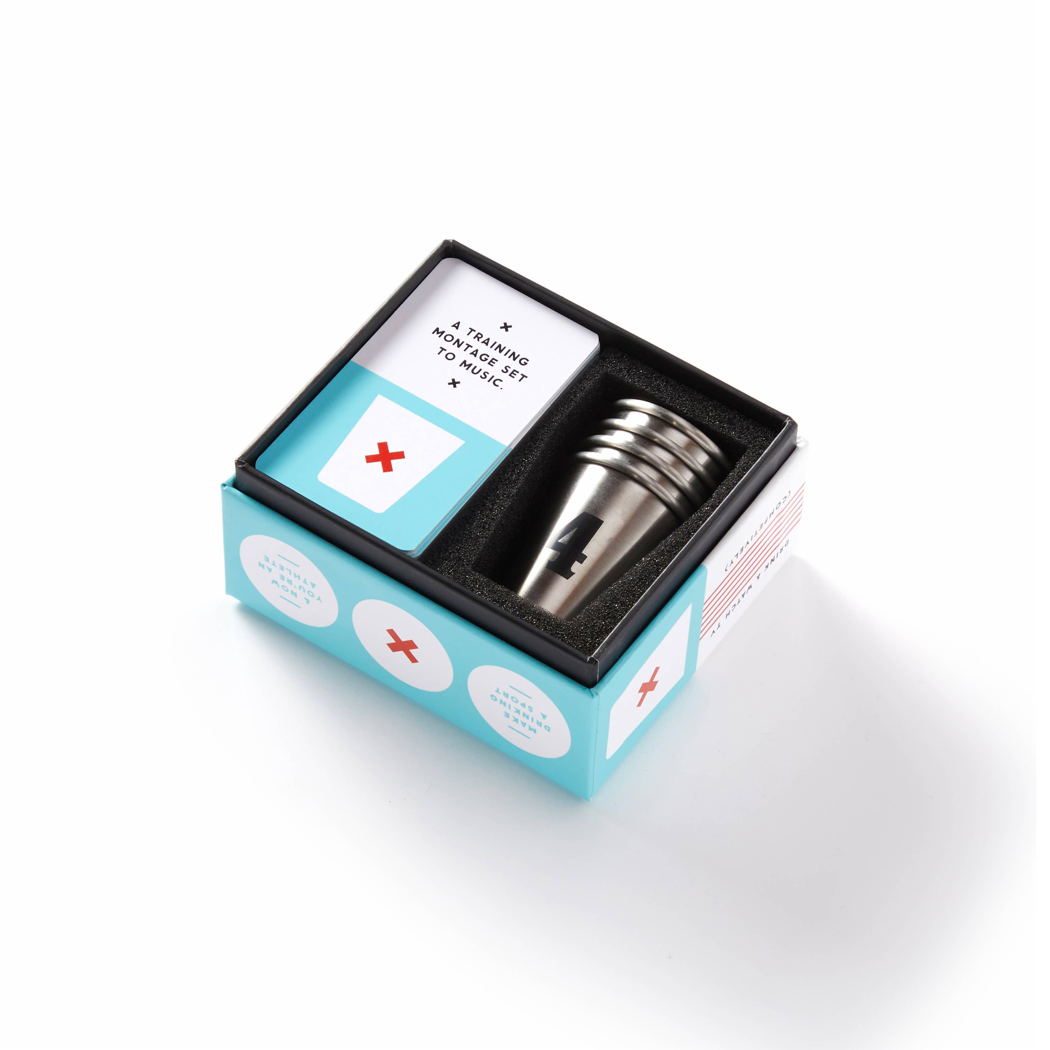 Chronicle Books- Brass Monkey Booze Clues Drinking Game Set