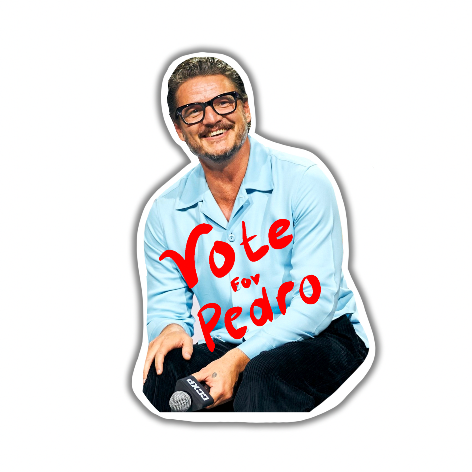 Gaec Studio- Vote for Pedro pascal Pop Culture  Sticker