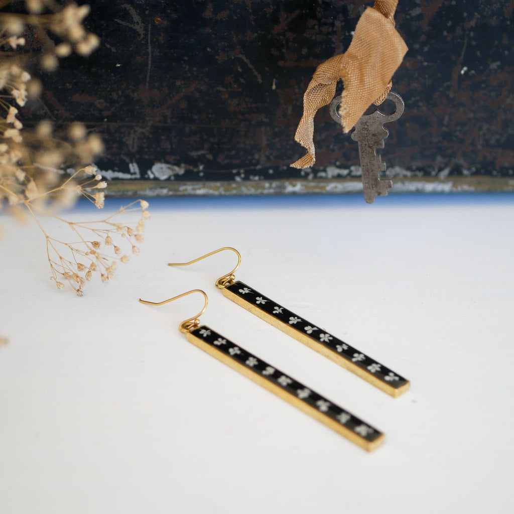 Seed & Soil- Queen Anne's Lace Cascading Earrings