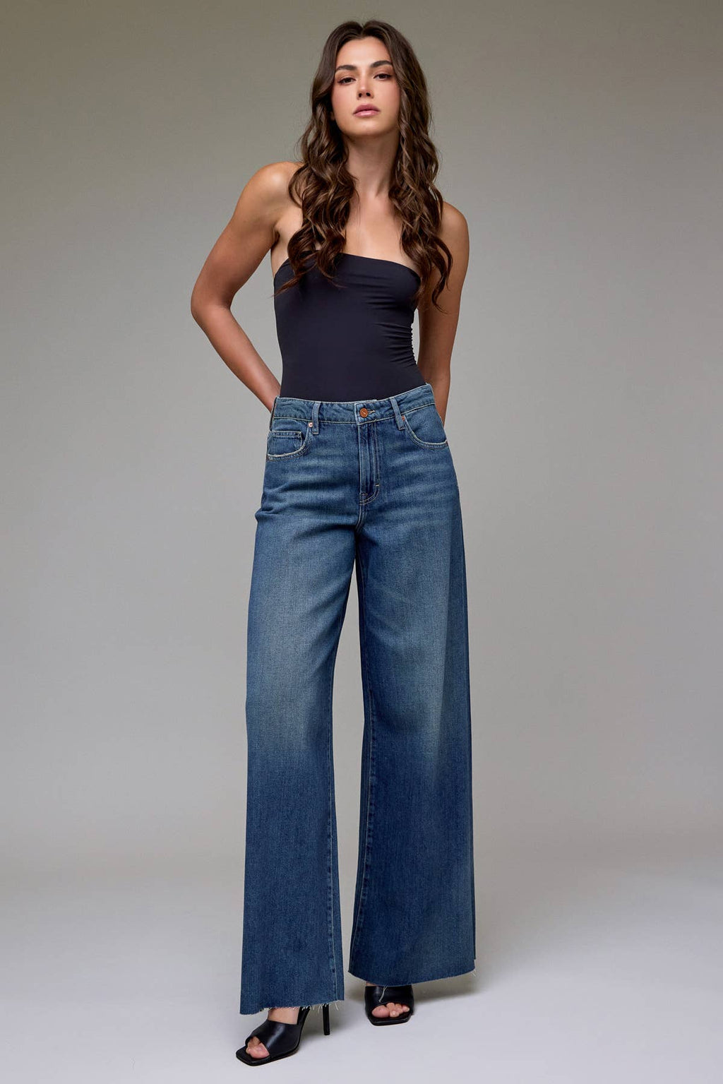 Hidden Jeans- Medium Vintage High Rise Super Wide Leg