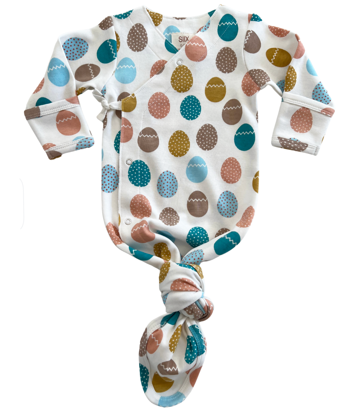 SIIX Collection- Easter Egg Hunt / Organic Kimono Knot Gown