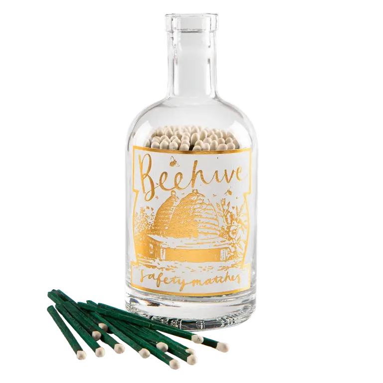 Archivist- Beehive | Glass Bottle - Safety Matches