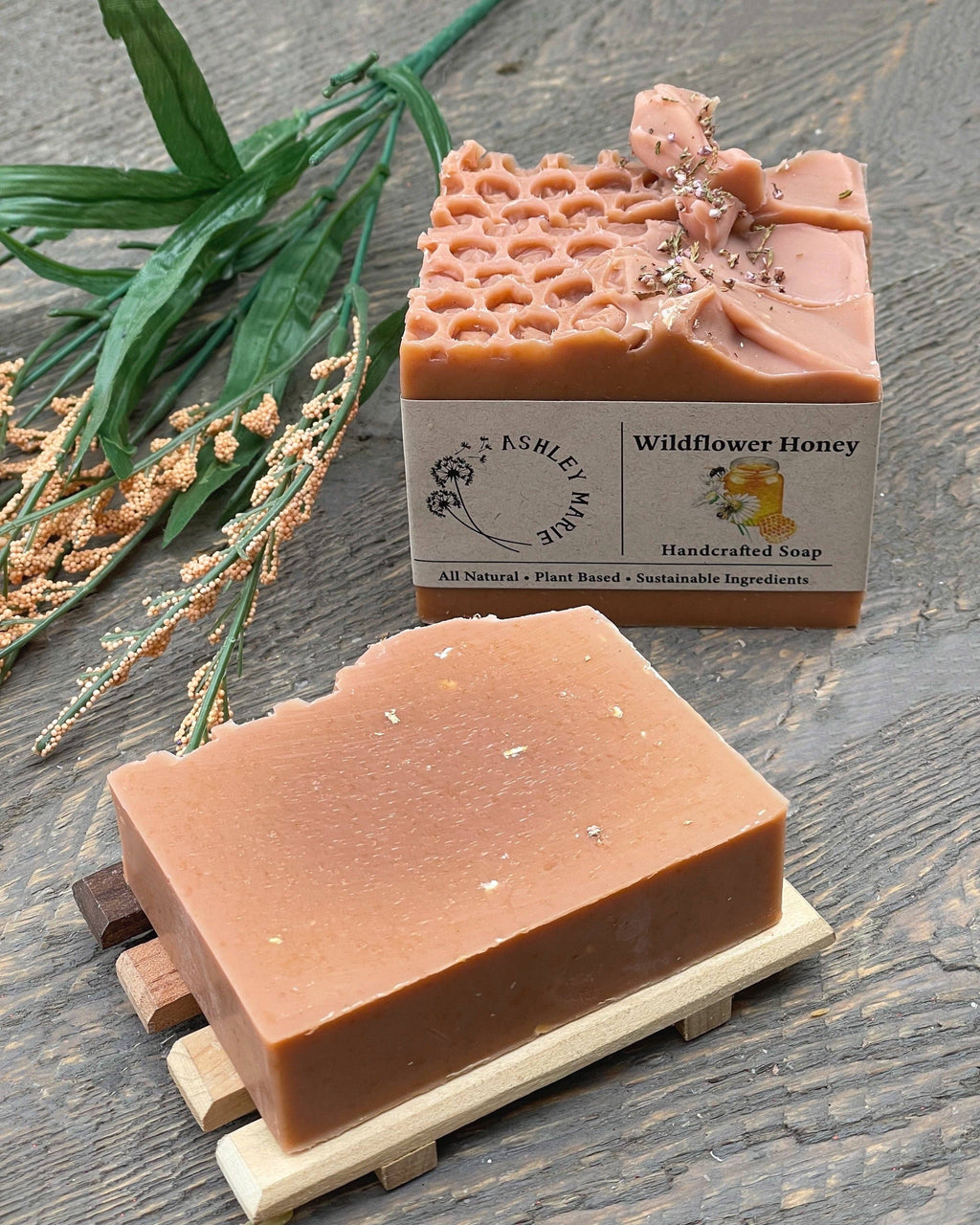 Ashley Marie Soap- Wildflower Honey Bar Soap
