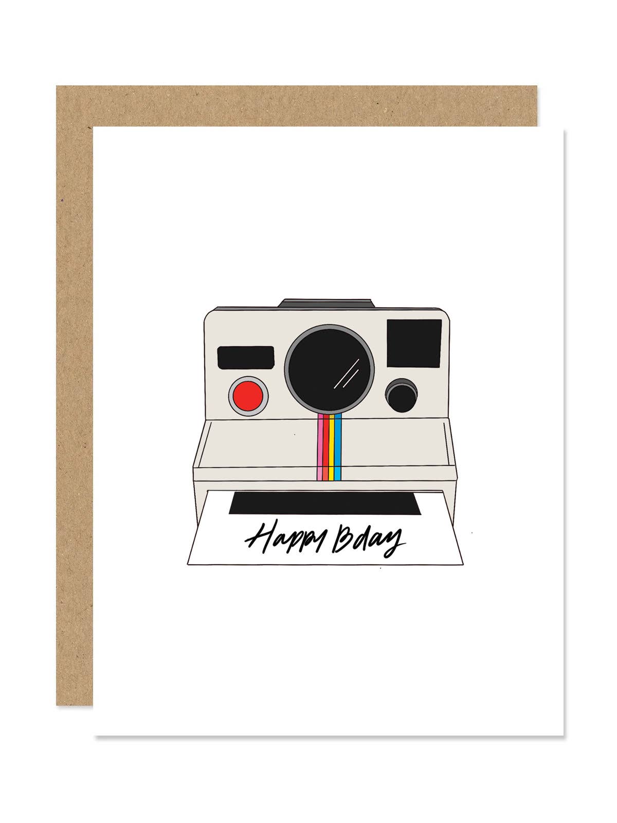 Maddon & Co.- Retro Polaroid Camera Birthday Card