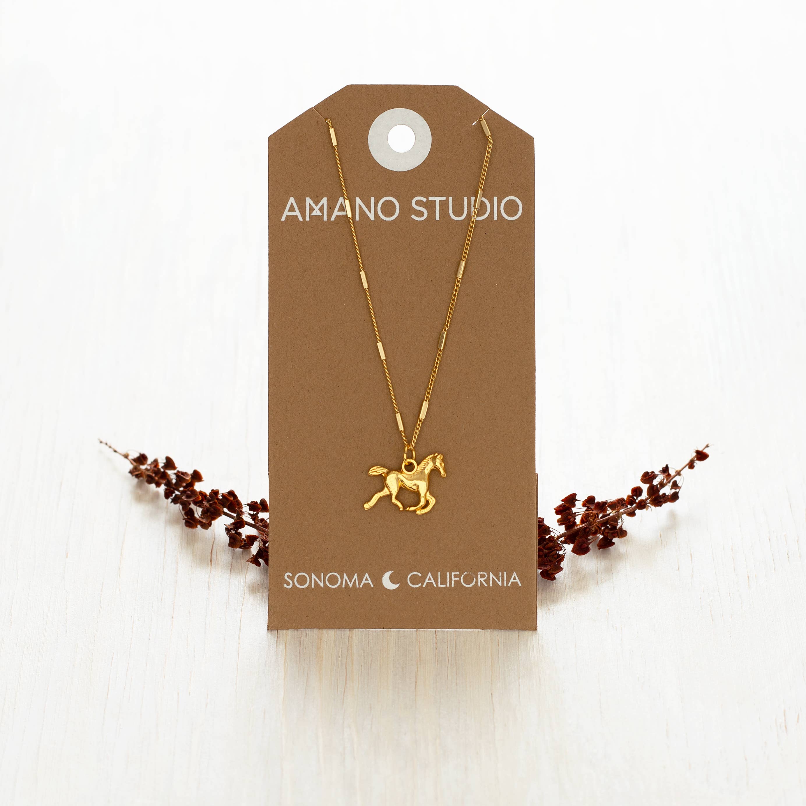 Amano Studio- Year of the Horse Charm Necklace
