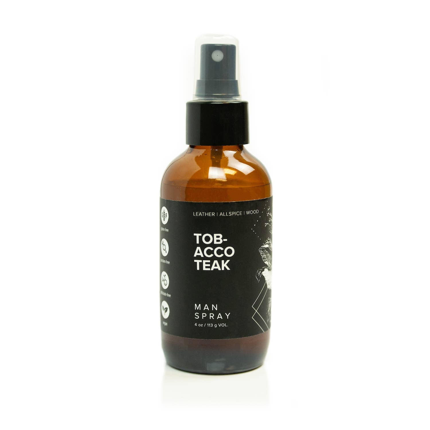 Broken Top Brands- Tobacco Teak - 4 oz Body Spray