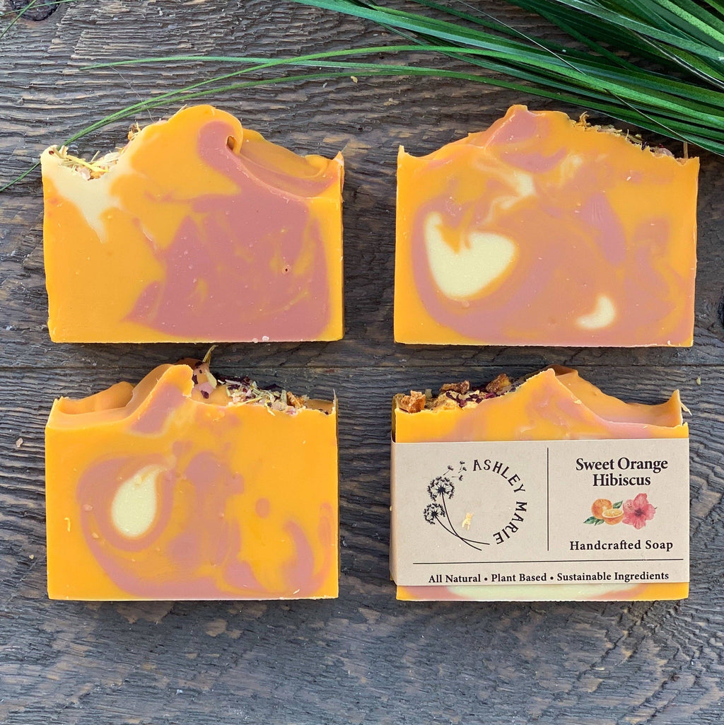 Ashley Marie Soap- Sweet Orange Hibiscus Bar Soap