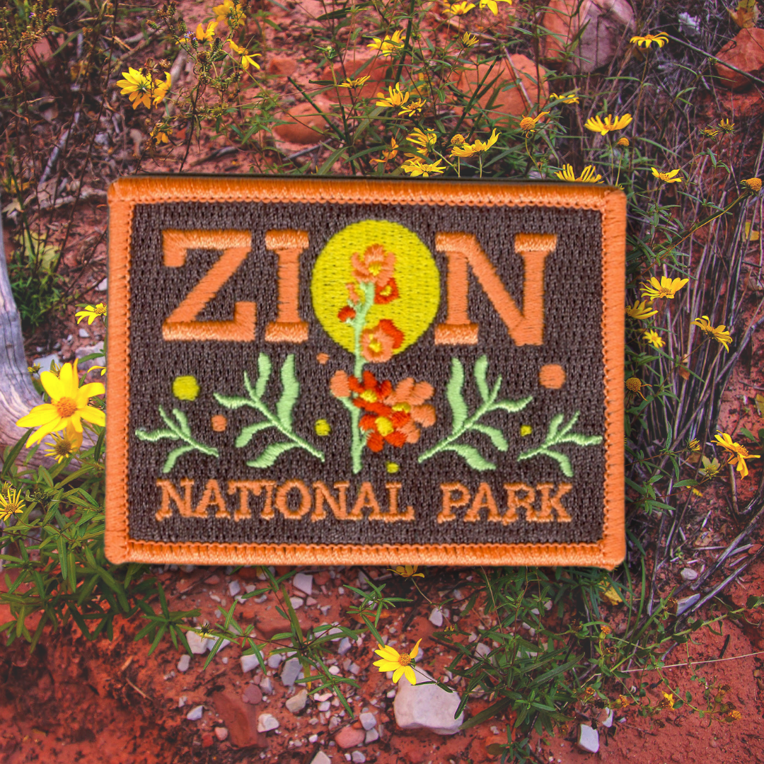 Outpatch- Zion National Park Wildflowers stick-on patch
