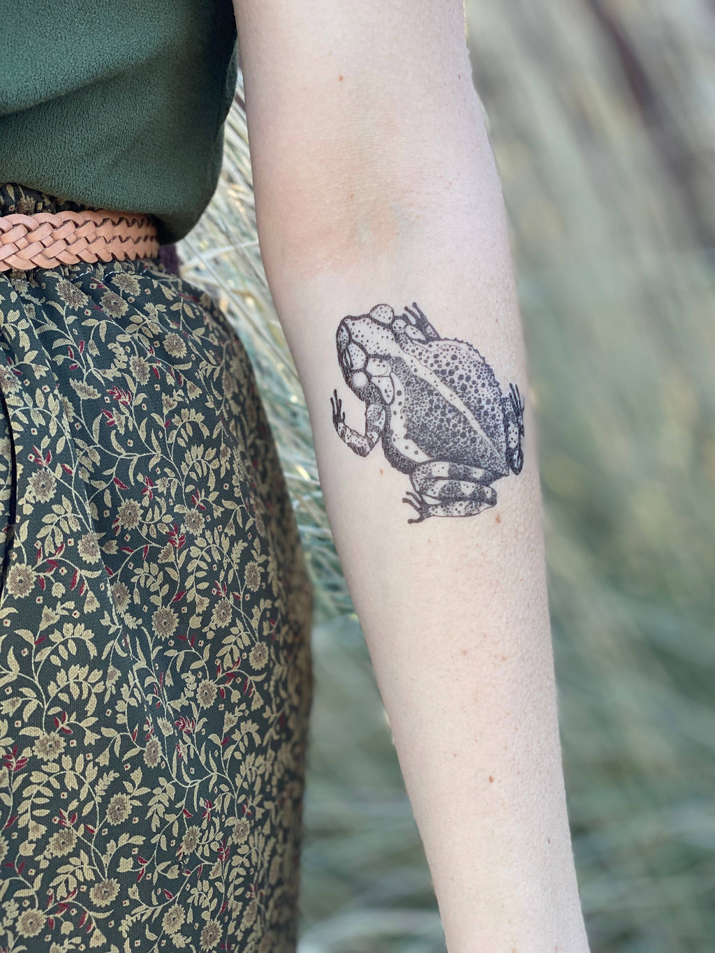 NatureTats- Toad Temporary Tattoo