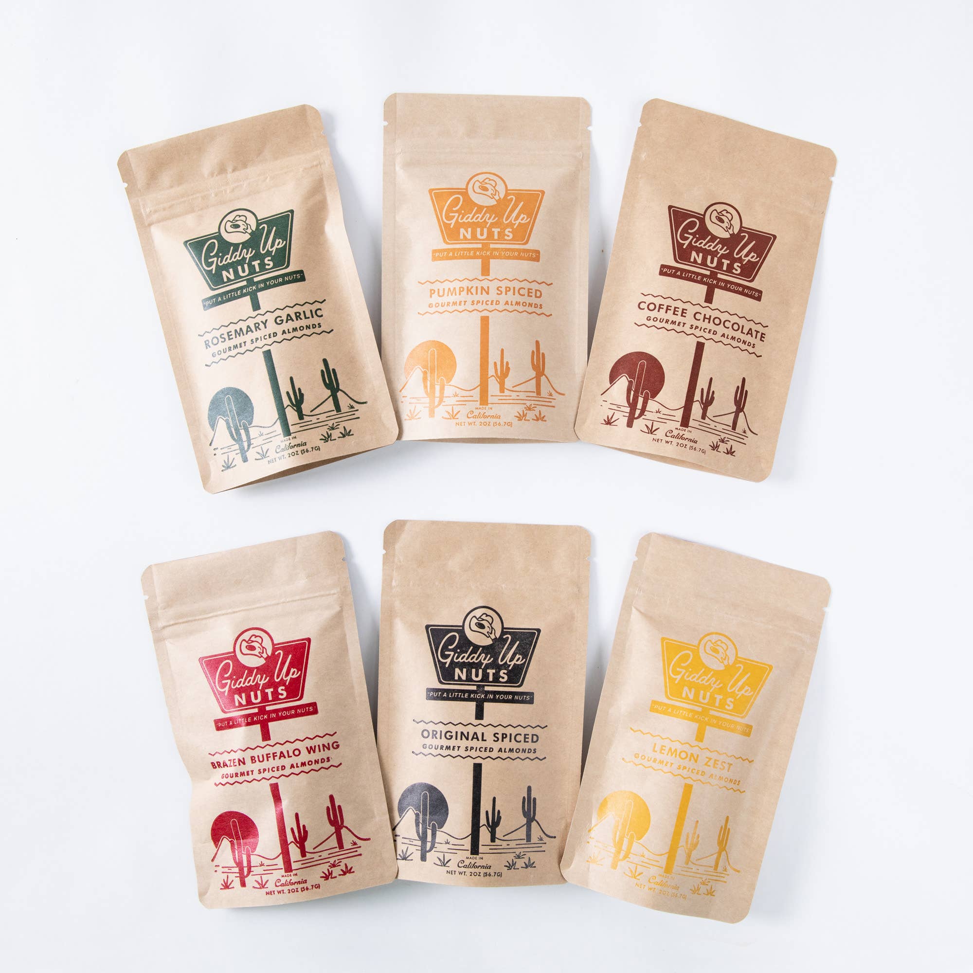 Giddy Up Nuts- 2 oz Original Spiced