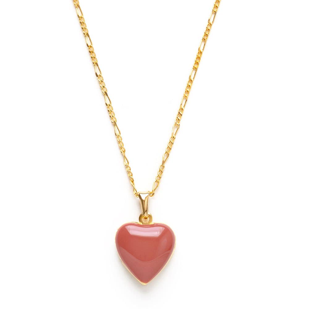 Amano Studio- Small Heart Enamel Locket