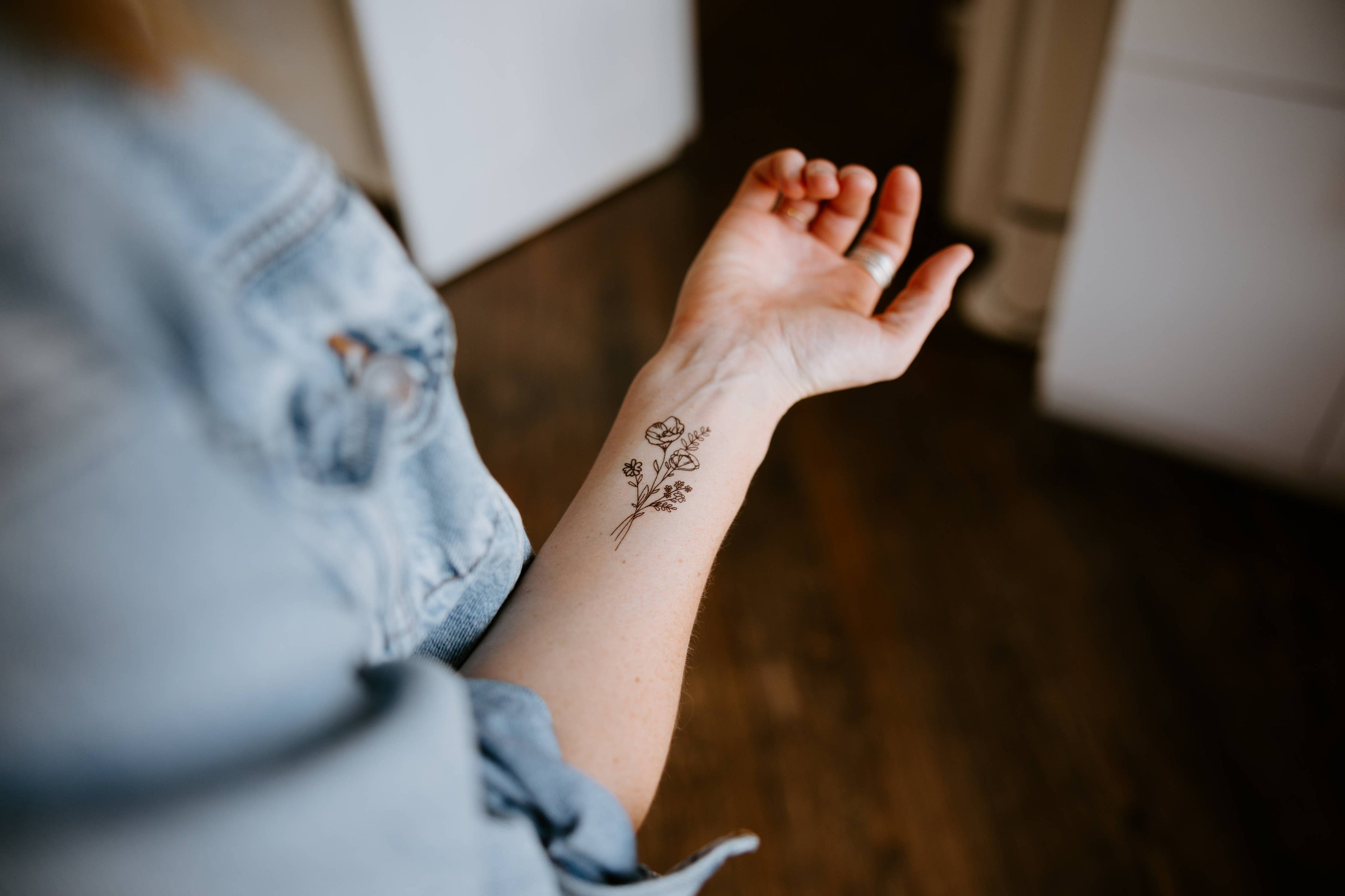 Saint Tattoos- Wildflower Temporary Tattoos