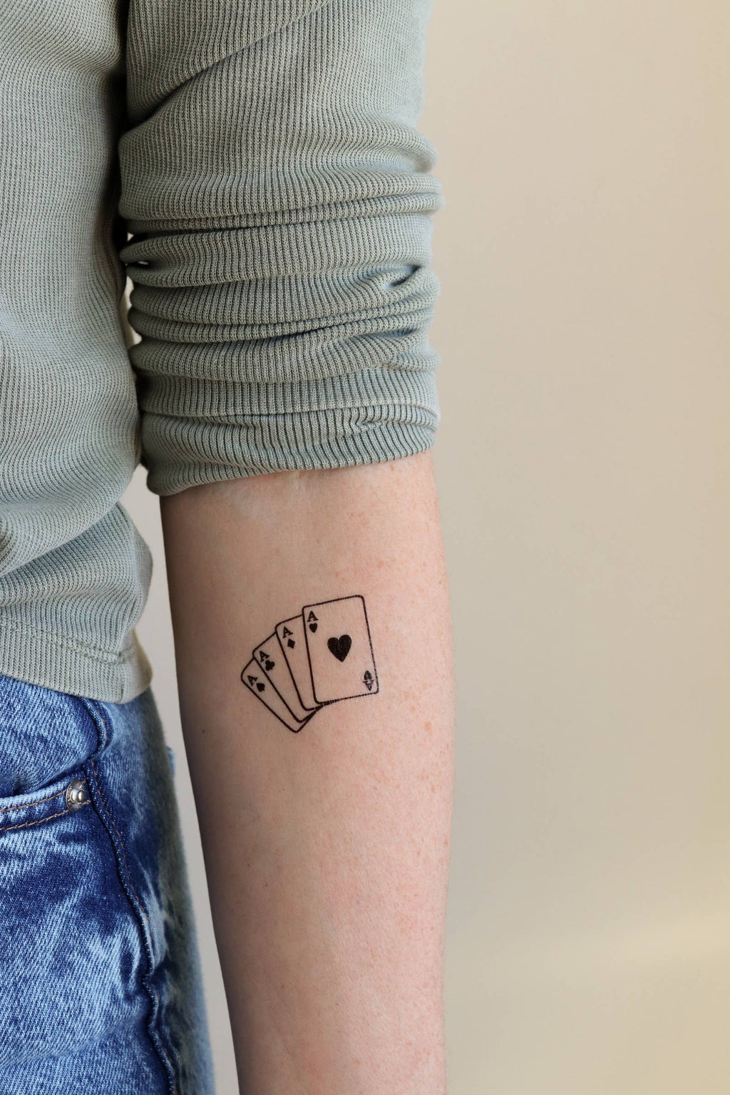 Saint & Company- Dice + Deck Temporary Tattoos