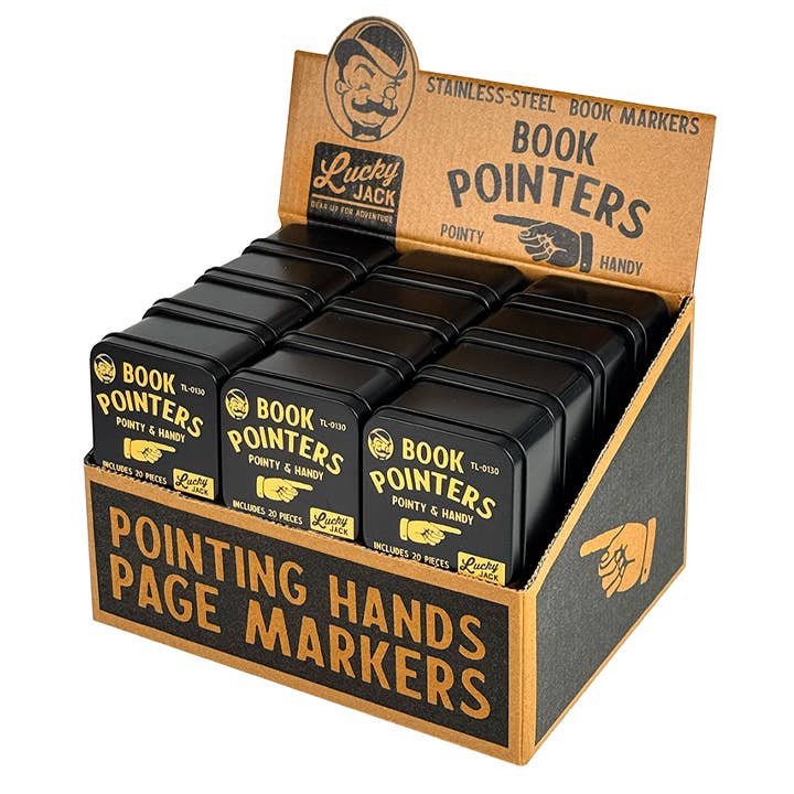Lucky Jack- Book Pointers – Stainless Steel Page Markers