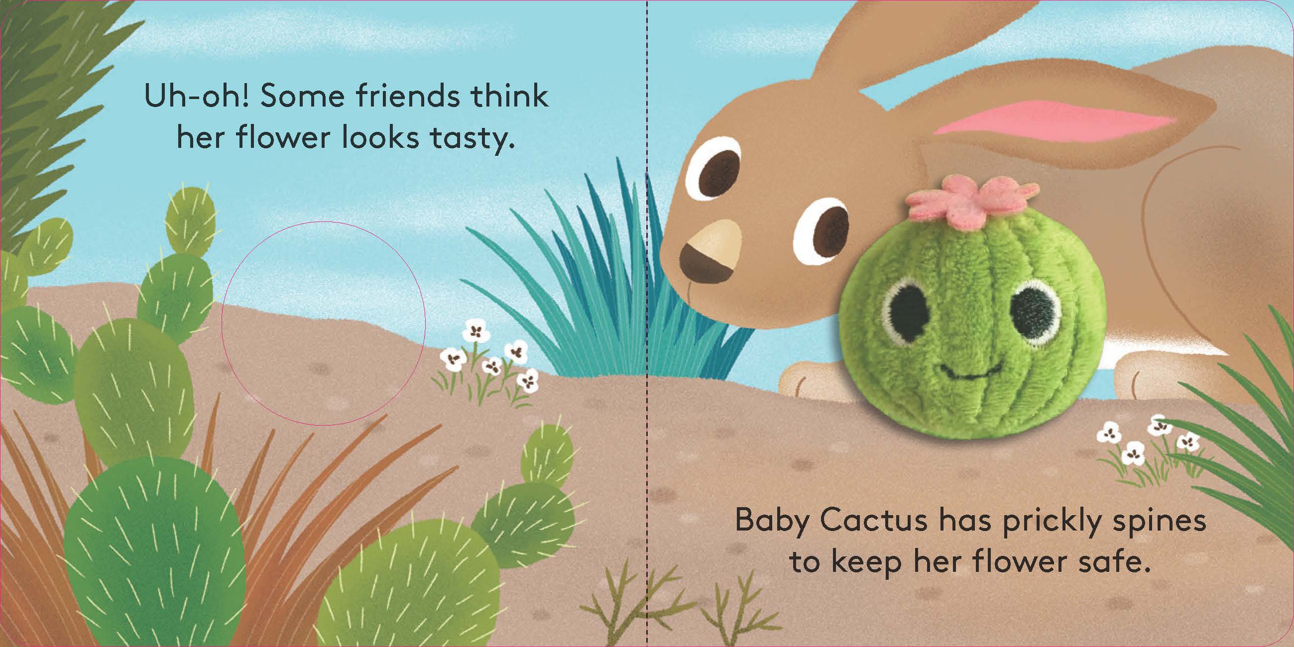 Chronicle Books- Baby Cactus: Finger Puppet Book