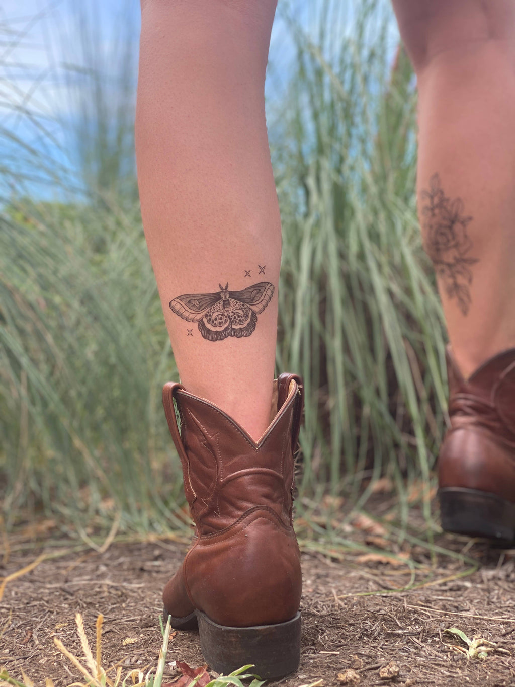 NatureTats- Night Moth Temporary Tattoo