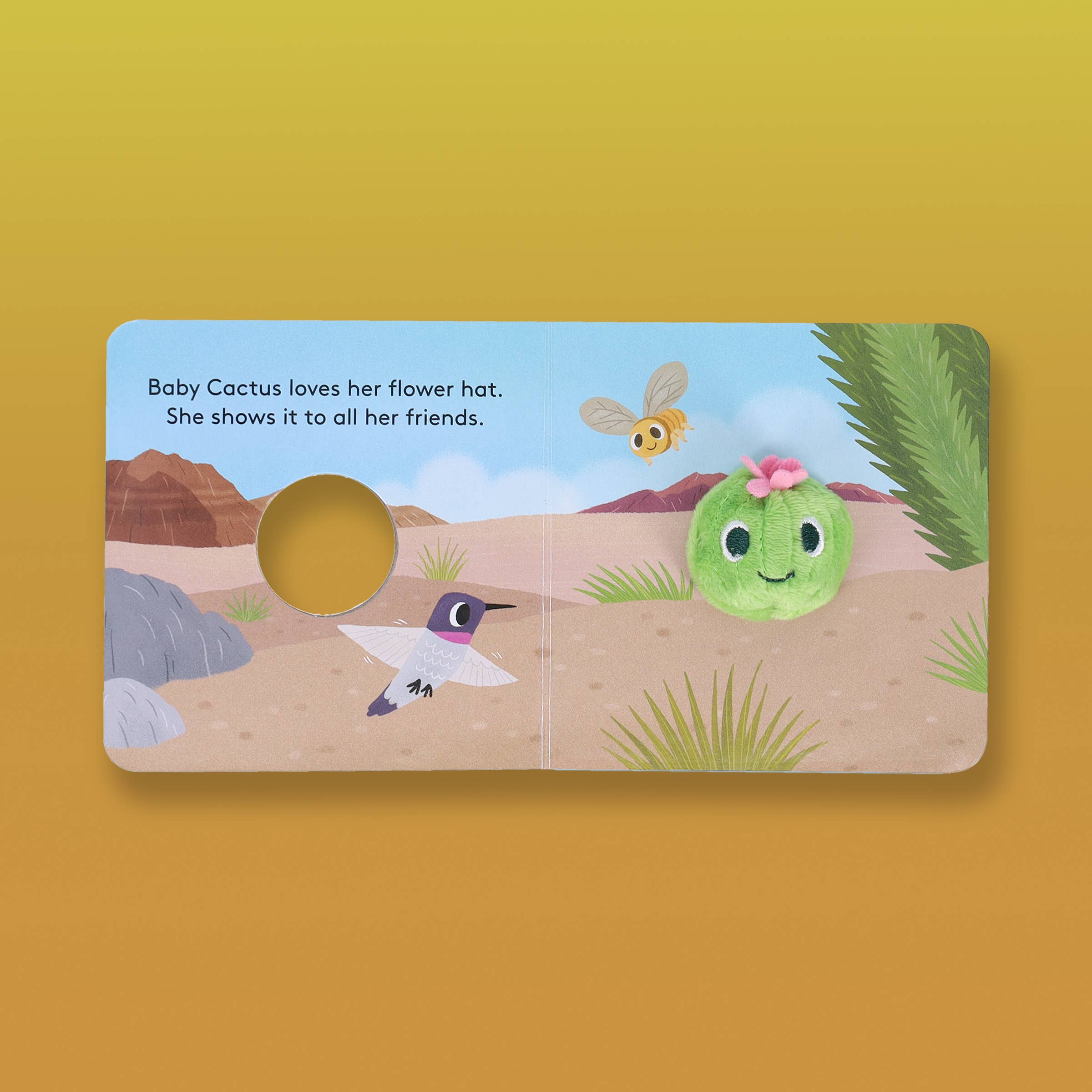 Chronicle Books- Baby Cactus: Finger Puppet Book
