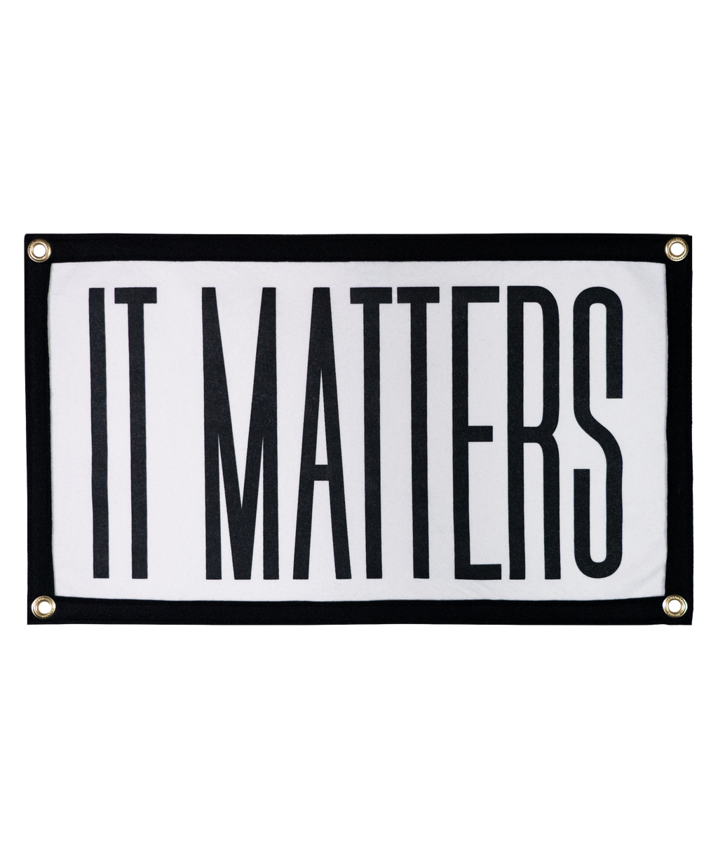 Oxford Pennant- It Matters Camp Flag