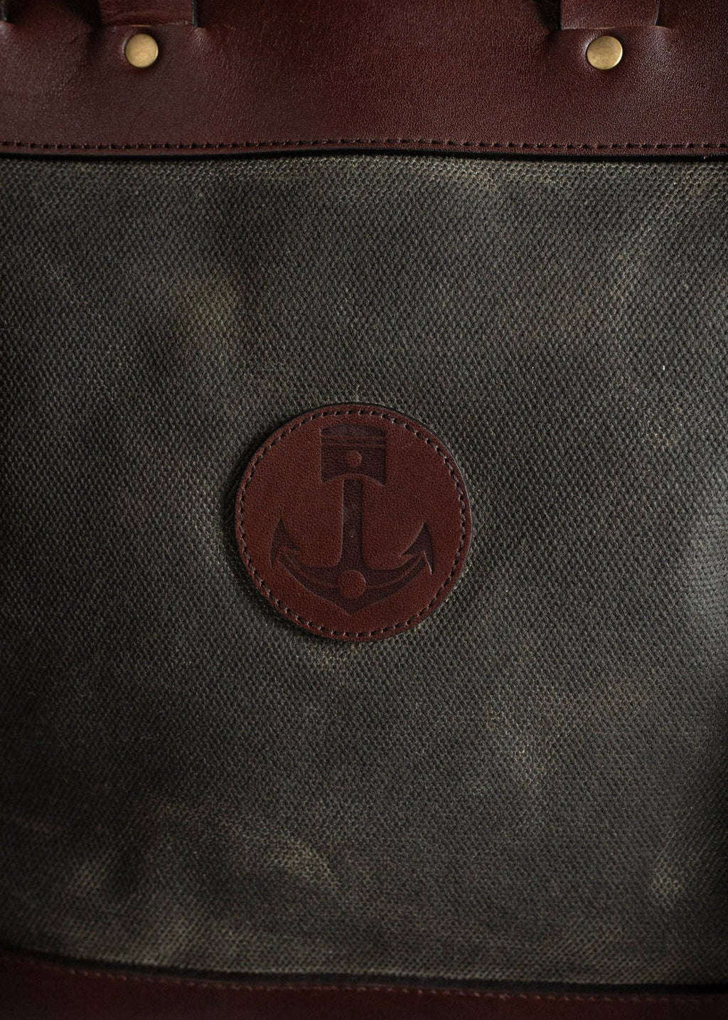 Iron & Resin- Waxed Canvas Tote Bag