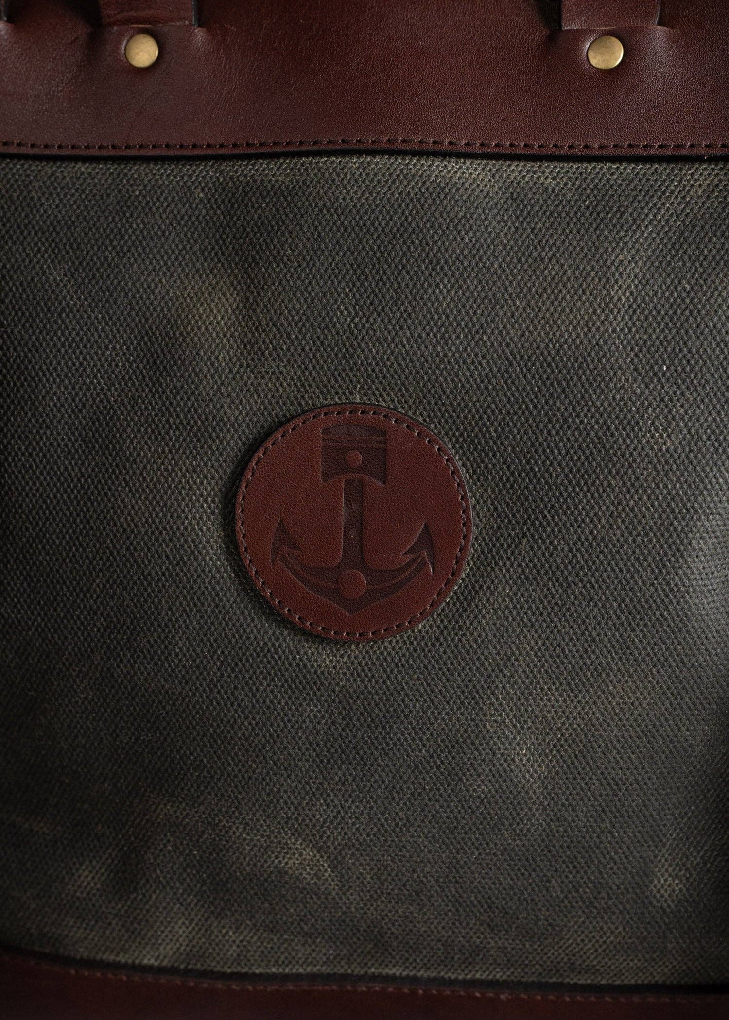 Iron & Resin- Waxed Canvas Tote Bag