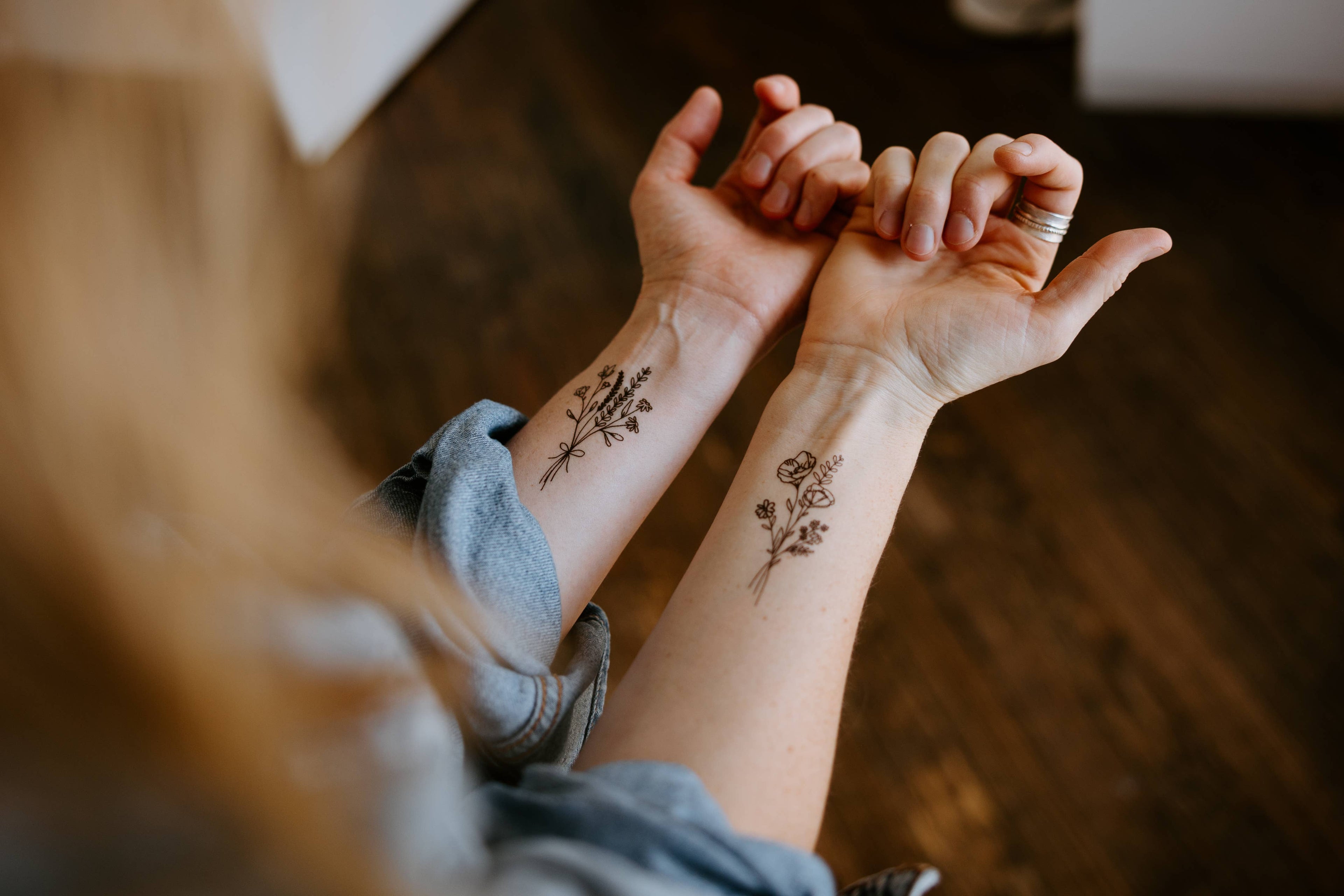 Saint Tattoos- Wildflower Temporary Tattoos