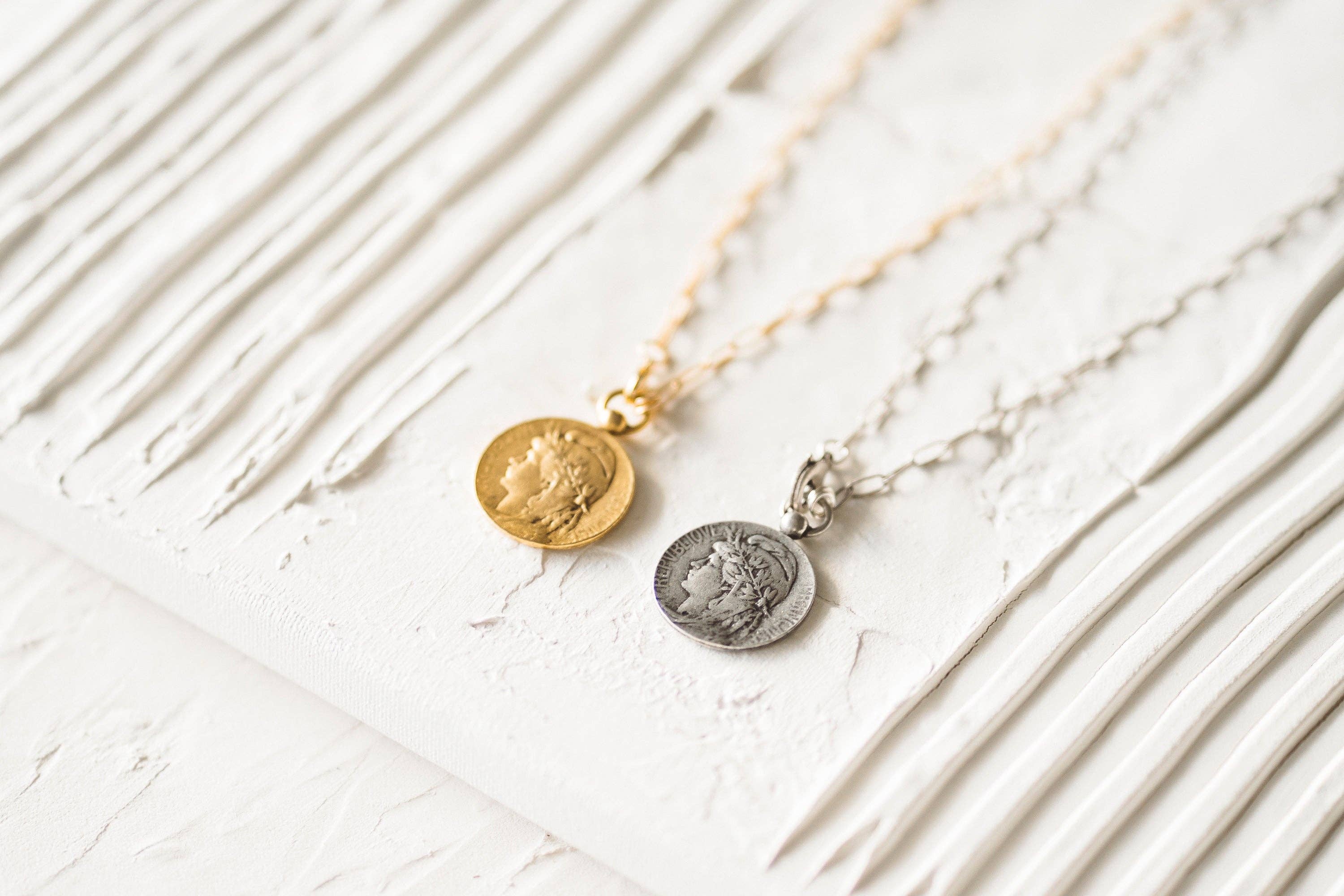 Reva Grey- Carson Coin Necklace