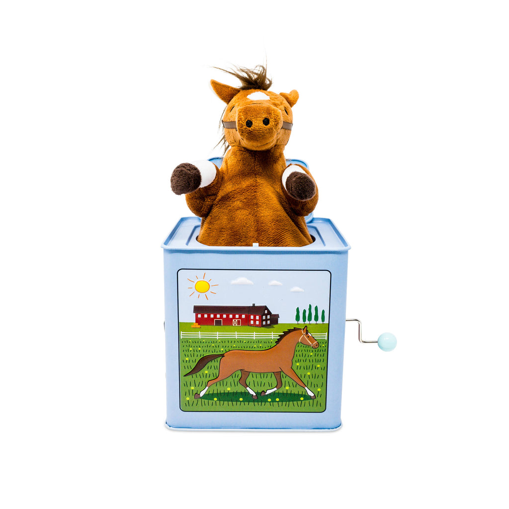 Jack Rabbit Creations- Rosie the Racehorse Jack in the Box