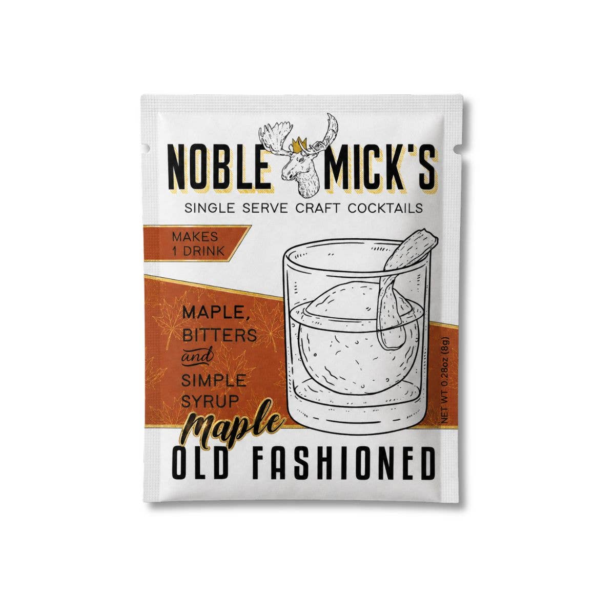 Noble Mick's- Maple Old Fashioned Single Serve Craft Cocktail