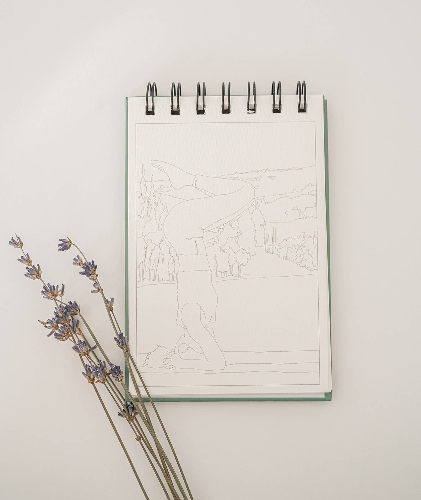 Bailey Rae Studio- A Little Bit of Summer - Mini Watercoloring Book