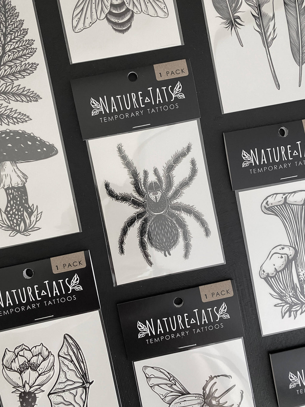 NatureTats- Tarantula Temporary Tattoo
