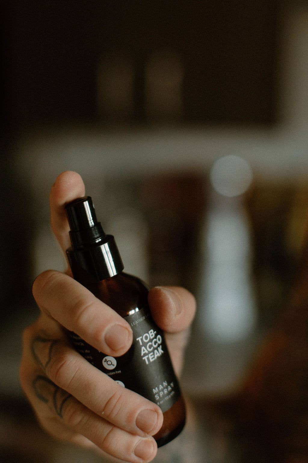 Broken Top Brands- Tobacco Teak - 4 oz Body Spray