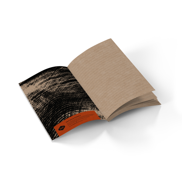 Denik- Veliky Pines Kraft Layflat Notebook