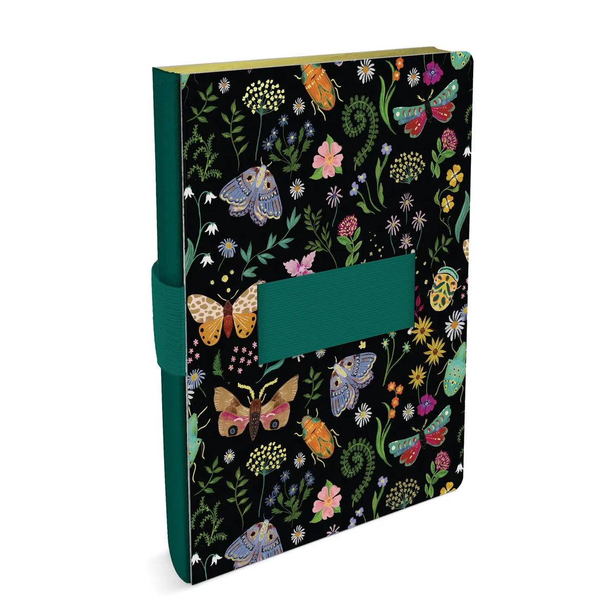 Studio Oh!- Midnight Garden Casey Notebook with Phone Loop