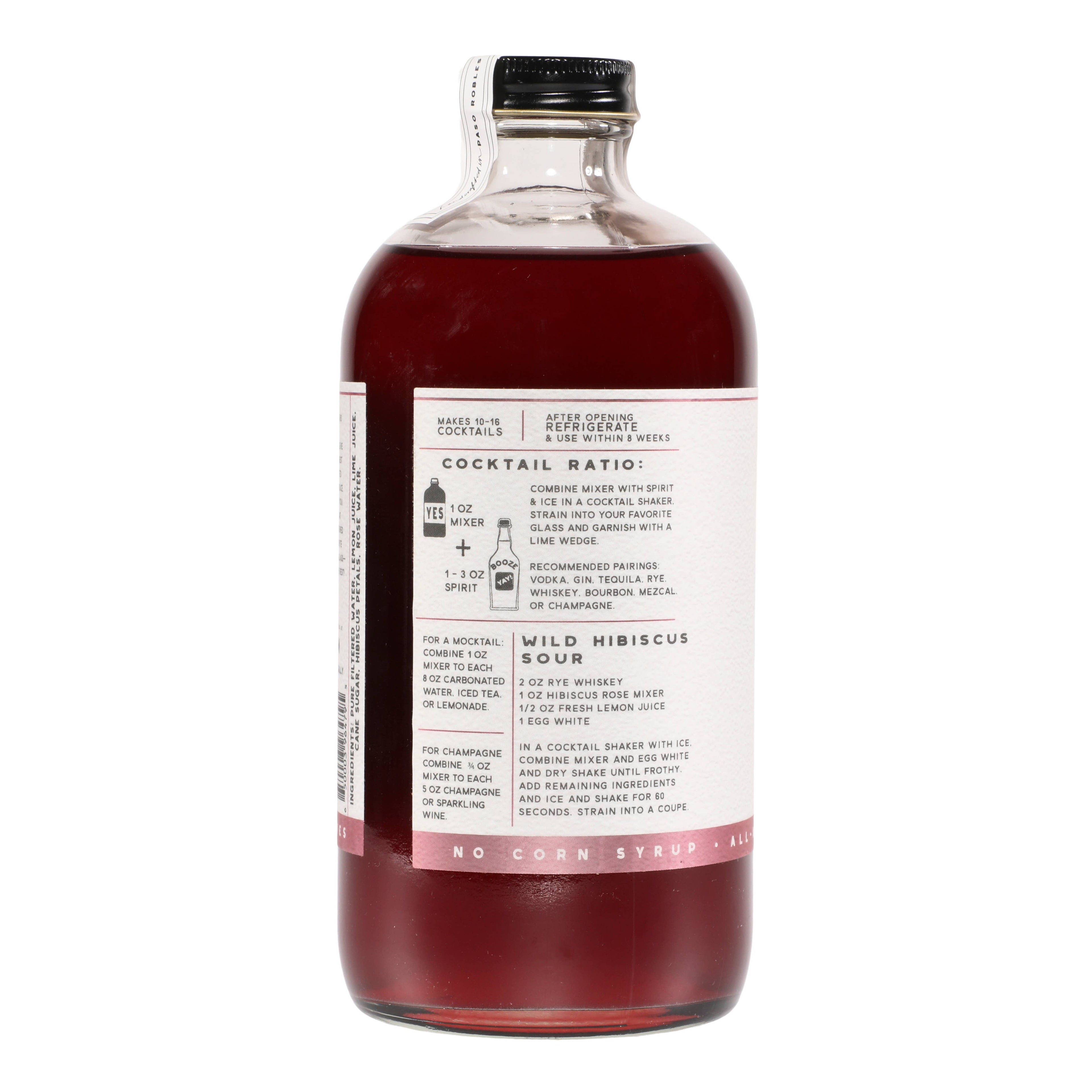 Yes Cocktail Co.-  Hibiscus Rose Cocktail Mixer