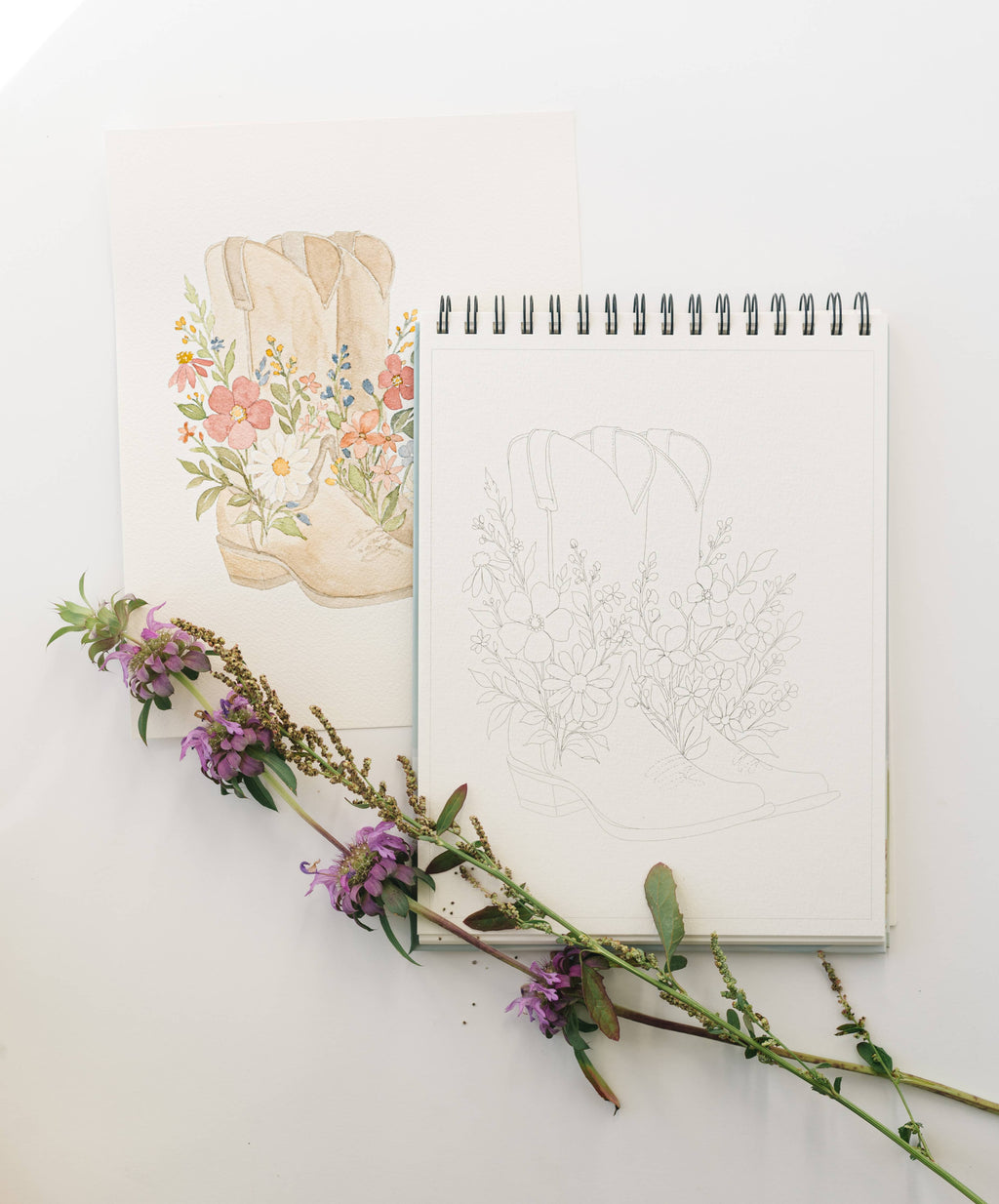 Bailey Rae Studio- Country Life Watercoloring Book