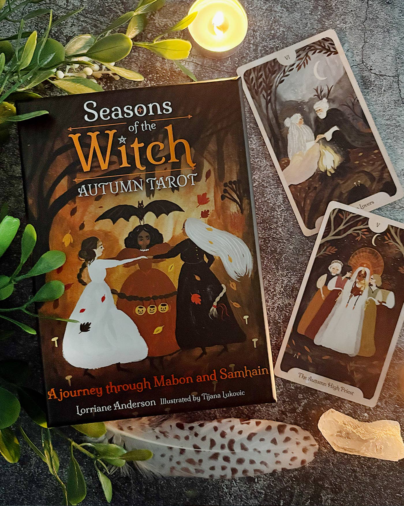 Simon & Schuster- Seasons of the Witch Autumn Tarot by Lorriane Anderson