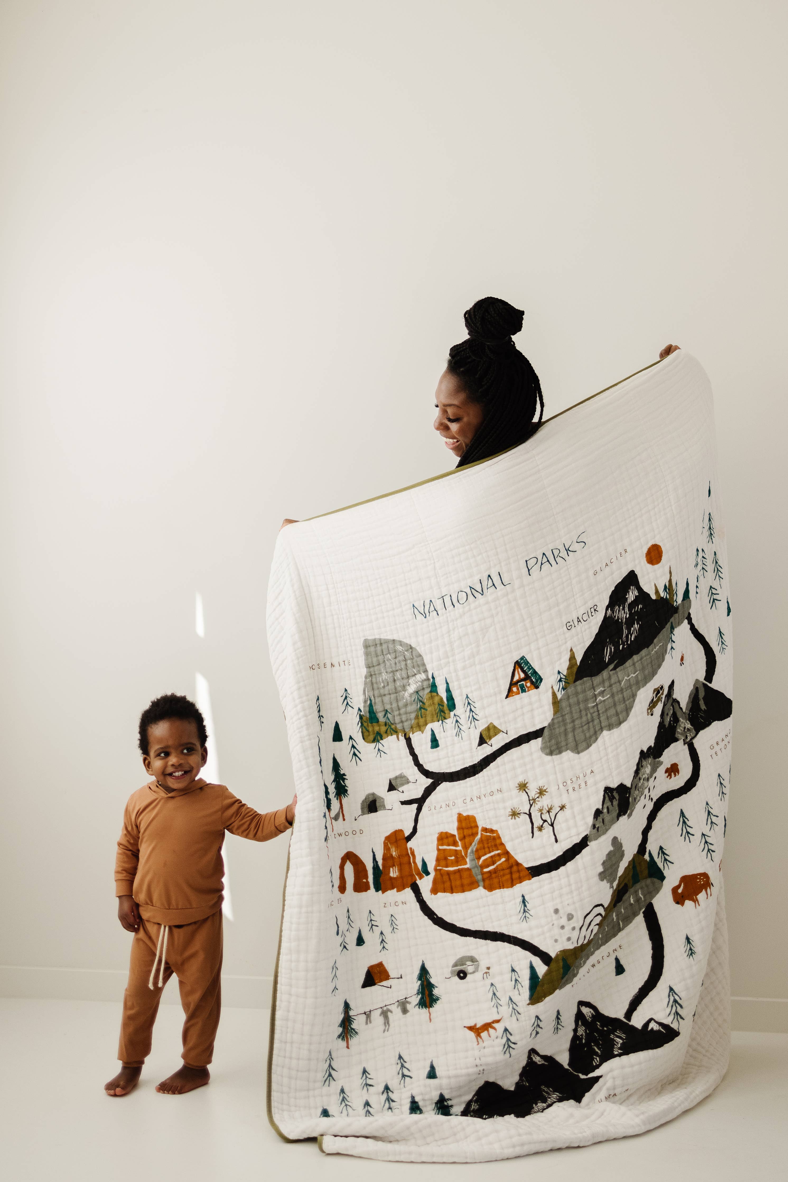 Clementine Kids- Large National Parks Throw
