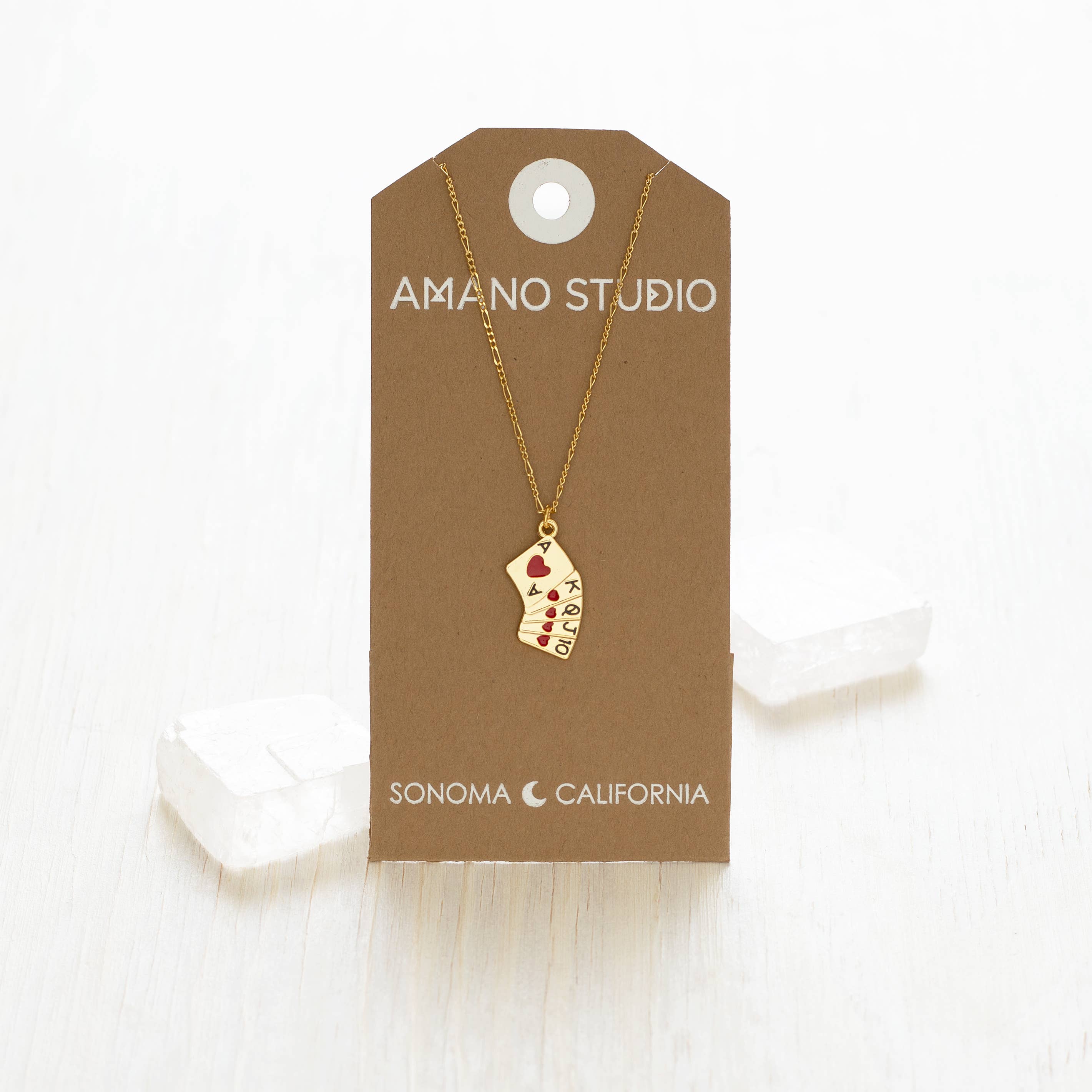 Amano Studio- Playing Cards Charm Necklace