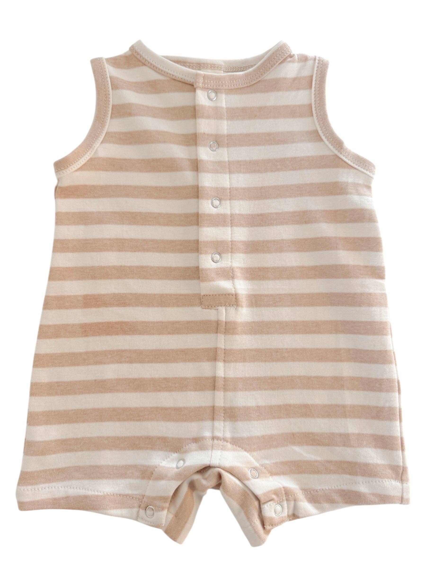 SIIX Collection- Biscuit Stripe / Organic Shortie