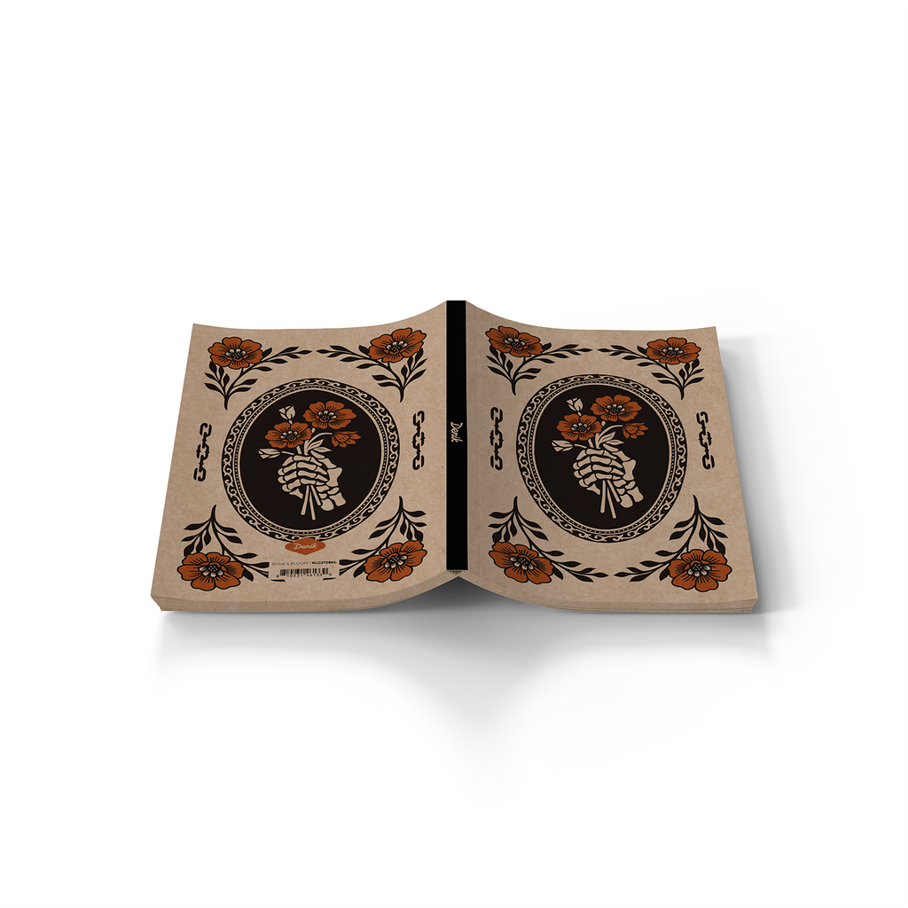 Denik- Bone & Bloom Kraft Classic Layflat Notebook