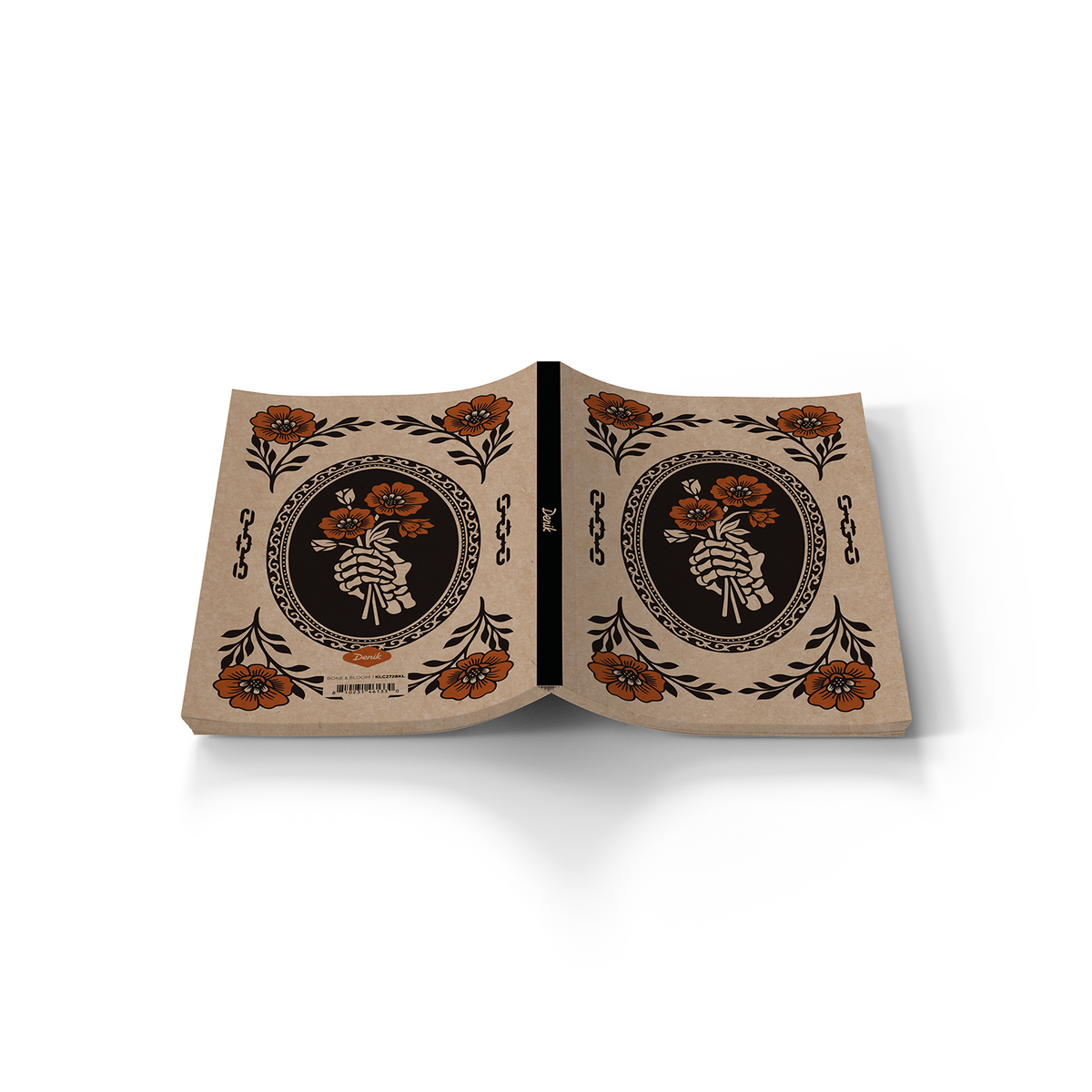 Denik- Bone & Bloom Kraft Classic Layflat Notebook
