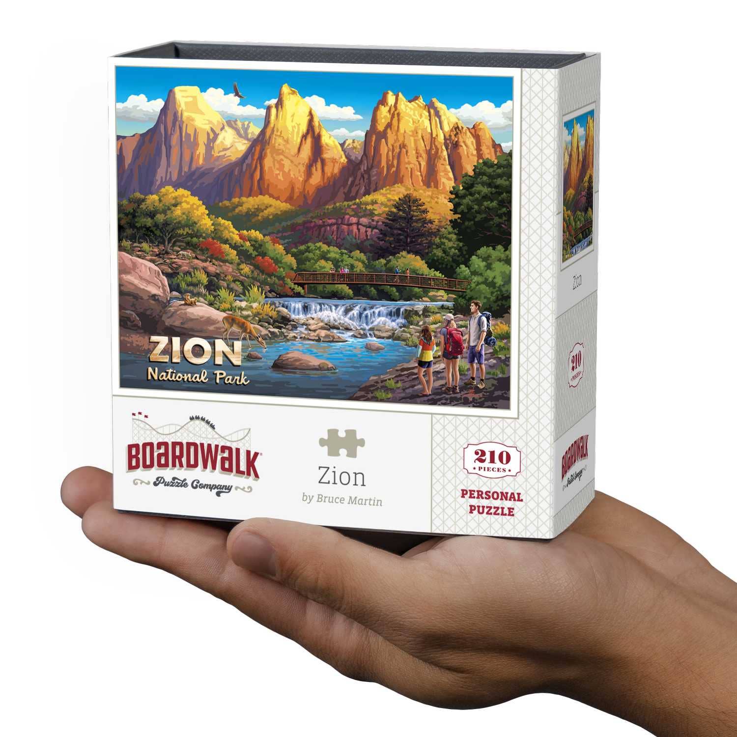 Boardwalk Puzzle Company- Zion National Park - Personal Puzzle - 210 Piece