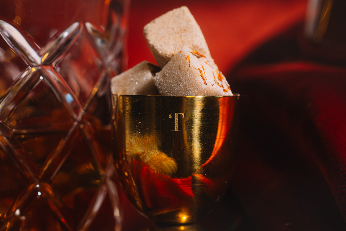 TEASPRESSA- Holiday Bourbon Cocktail Trio, Gingerbread & Apple Cubes