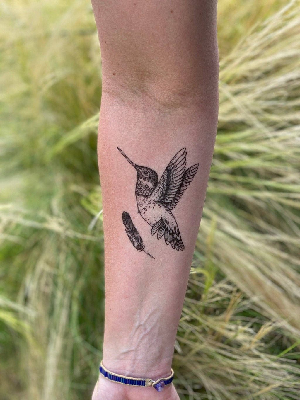 NatureTats- Hummingbird Temporary Tattoo