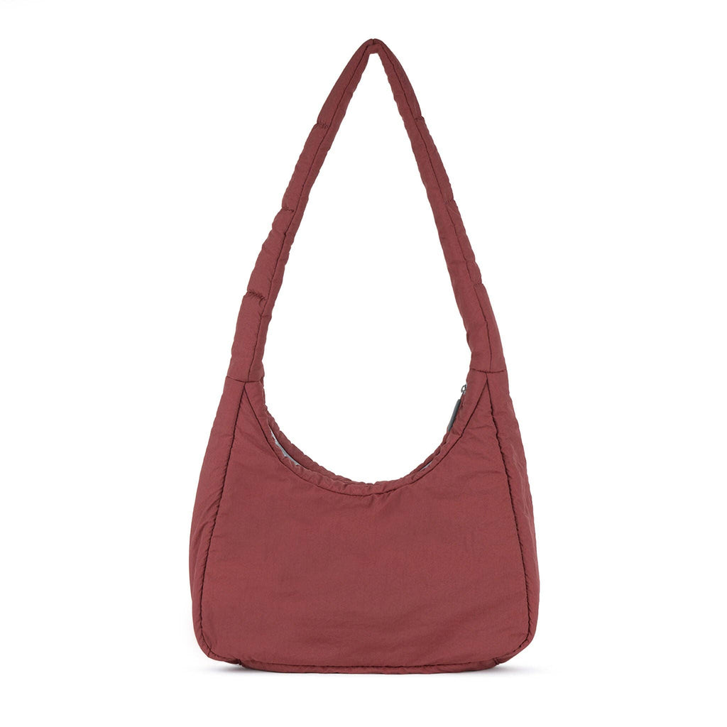 ORI London- Belsize Crossbody Bag in Bordeaux Taslon