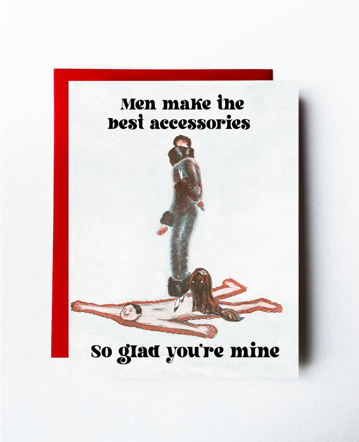 The Twentieth- Men Make The Best Accessories Art Deco Card